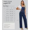 imageHybrid ampamp Company Womens Super Comfy Stretch Denim jumpsuit Pants OverallsDark Wash2