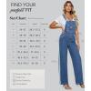imageHybrid ampamp Company Womens Super Comfy Stretch Denim jumpsuit Pants OverallsMedium Blu9