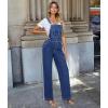 imageHybrid ampamp Company Womens Super Comfy Stretch Denim jumpsuit Pants OverallsMedium Was