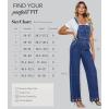 imageHybrid ampamp Company Womens Super Comfy Stretch Denim jumpsuit Pants OverallsMedium Was1