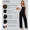 imageHybrid ampamp Company Womens Super Comfy Stretch Denim jumpsuit Pants OverallsPvj156998black