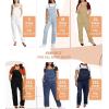 imageHybrid ampamp Company Womens Super Comfy Stretch Denim jumpsuit Pants OverallsPvj156998darkwash