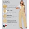 imageHybrid ampamp Company Womens Super Comfy Stretch Denim jumpsuit Pants OverallsPvj156998khaki