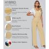 imageHybrid ampamp Company Womens Super Comfy Stretch Denim jumpsuit Pants OverallsPvj6032khaki