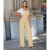 imageHybrid ampamp Company Womens Super Comfy Stretch Denim jumpsuit Pants OverallsPvj6032khaki