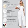 imageHybrid ampamp Company Womens Super Comfy Stretch Denim jumpsuit Pants OverallsPvj6032white