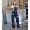 imageHybrid ampamp Company Womens Super Comfy Stretch Denim jumpsuit Pants OverallsPvj6041darkwash