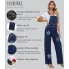imageHybrid ampamp Company Womens Super Comfy Stretch Denim jumpsuit Pants OverallsPvj6041darkwash