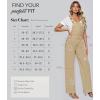 imageHybrid ampamp Company Womens Super Comfy Stretch Denim jumpsuit Pants OverallsPvj6041khaki