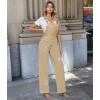 imageHybrid ampamp Company Womens Super Comfy Stretch Denim jumpsuit Pants OverallsPvj6041khaki