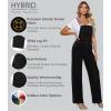 imageHybrid ampamp Company Womens Super Comfy Stretch Denim jumpsuit Pants OverallsPvj6092jblk