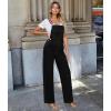 imageHybrid ampamp Company Womens Super Comfy Stretch Denim jumpsuit Pants OverallsPvj6092jblk