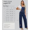 imageHybrid ampamp Company Womens Super Comfy Stretch Denim jumpsuit Pants OverallsPvj6126dark Wash