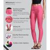 imageHybrid ampamp Company Super Comfy Stretch with Full Elastic Waist Pull On Millennium Twill PantPink Flamingo