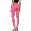imageHybrid ampamp Company Super Comfy Stretch with Full Elastic Waist Pull On Millennium Twill PantPink Flamingo