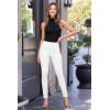 imageHybrid ampamp Company Super Comfy Stretch with Full Elastic Waist Pull On Millennium Twill PantWhite