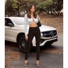 imageHybrid ampamp Company Women Stretch Skinny Dress Pants Nylon Ponte Pull On Office Leggings Trousers1073tbrown