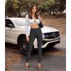 imageHybrid ampamp Company Women Stretch Skinny Dress Pants Nylon Ponte Pull On Office Leggings Trousers1073tcharcoal