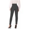 imageHybrid ampamp Company Women Stretch Skinny Dress Pants Nylon Ponte Pull On Office Leggings Trousers1073tgunmetal