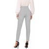 imageHybrid ampamp Company Women Stretch Skinny Dress Pants Nylon Ponte Pull On Office Leggings Trousers1073theather Grey