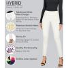 imageHybrid ampamp Company Women Stretch Skinny Dress Pants Nylon Ponte Pull On Office Leggings Trousers1073tivory