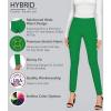 imageHybrid ampamp Company Women Stretch Skinny Dress Pants Nylon Ponte Pull On Office Leggings Trousers1073tkelly Green