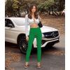 imageHybrid ampamp Company Women Stretch Skinny Dress Pants Nylon Ponte Pull On Office Leggings Trousers1073tkelly Green