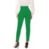imageHybrid ampamp Company Women Stretch Skinny Dress Pants Nylon Ponte Pull On Office Leggings Trousers1073tkelly Green