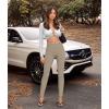 imageHybrid ampamp Company Women Stretch Skinny Dress Pants Nylon Ponte Pull On Office Leggings Trousers1073tkhaki