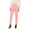 imageHybrid ampamp Company Women Stretch Skinny Dress Pants Nylon Ponte Pull On Office Leggings Trousers1073tlight Coral