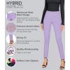imageHybrid ampamp Company Women Stretch Skinny Dress Pants Nylon Ponte Pull On Office Leggings Trousers1073tlilac