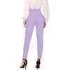 imageHybrid ampamp Company Women Stretch Skinny Dress Pants Nylon Ponte Pull On Office Leggings Trousers1073tlilac
