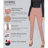 imageHybrid ampamp Company Women Stretch Skinny Dress Pants Nylon Ponte Pull On Office Leggings Trousers1073tmauve