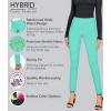 imageHybrid ampamp Company Women Stretch Skinny Dress Pants Nylon Ponte Pull On Office Leggings Trousers1073tmint