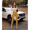 imageHybrid ampamp Company Women Stretch Skinny Dress Pants Nylon Ponte Pull On Office Leggings Trousers1073tmustard