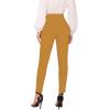imageHybrid ampamp Company Women Stretch Skinny Dress Pants Nylon Ponte Pull On Office Leggings Trousers1073tmustard
