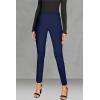 imageHybrid ampamp Company Women Stretch Skinny Dress Pants Nylon Ponte Pull On Office Leggings Trousers1073tnavy