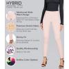 imageHybrid ampamp Company Women Stretch Skinny Dress Pants Nylon Ponte Pull On Office Leggings Trousers1073tpeach