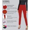 imageHybrid ampamp Company Women Stretch Skinny Dress Pants Nylon Ponte Pull On Office Leggings Trousers1073tred