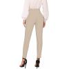 imageHybrid ampamp Company Women Stretch Skinny Dress Pants Nylon Ponte Pull On Office Leggings Trousers1073tstone