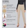 imageHybrid ampamp Company Women Stretch Skinny Dress Pants Nylon Ponte Pull On Office Leggings Trousers1073tstone