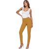 imageHybrid ampamp Company Women Stretch Skinny Dress Pants Nylon Ponte Pull On Office Leggings Trousers1073tmustard