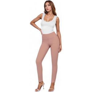 imageHybrid ampamp Company Women Stretch Skinny Dress Pants Nylon Ponte Pull On Office Leggings Trousers1073tmauve