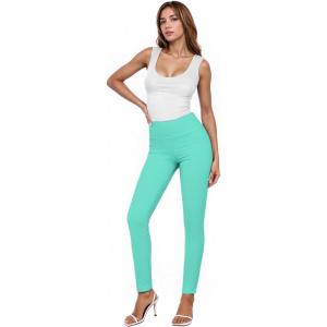 imageHybrid ampamp Company Women Stretch Skinny Dress Pants Nylon Ponte Pull On Office Leggings Trousers1073tmint