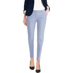 imageHybrid ampamp Company Womens Super Comfy Flat Front Stretch Trousers Chino PantsNewpowblu