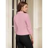 imageHybrid ampamp Company Womens Lightweight Casual Work Office Stretch Ponte Cardigan Blazer Jacket Made in USABlush