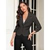 imageHybrid ampamp Company Womens Lightweight Casual Work Office Stretch Ponte Cardigan Blazer Jacket Made in USABrown2tone