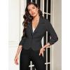 imageHybrid ampamp Company Womens Lightweight Casual Work Office Stretch Ponte Cardigan Blazer Jacket Made in USACharcoal