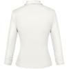 imageHybrid ampamp Company Womens Lightweight Casual Work Office Stretch Ponte Cardigan Blazer Jacket Made in USAIvory