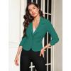 imageHybrid ampamp Company Womens Lightweight Casual Work Office Stretch Ponte Cardigan Blazer Jacket Made in USAJade